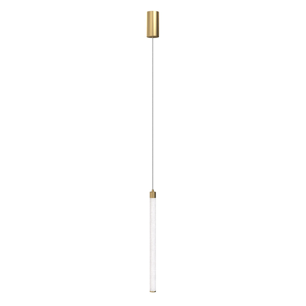Lampadario A Sospensione Moderno Ray Alluminio Oro Luce Led Integrato 20W