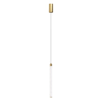 Lampadario A Sospensione Moderno Ray Alluminio Oro Luce Led Integrato 20W