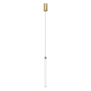 Lampadario A Sospensione Moderno Ray Alluminio Oro Luce Led Integrato 20W