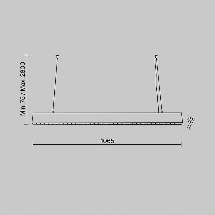 Lampadario A Sospensione Moderno Points Alluminio Nero Luce Led Integrato 40W