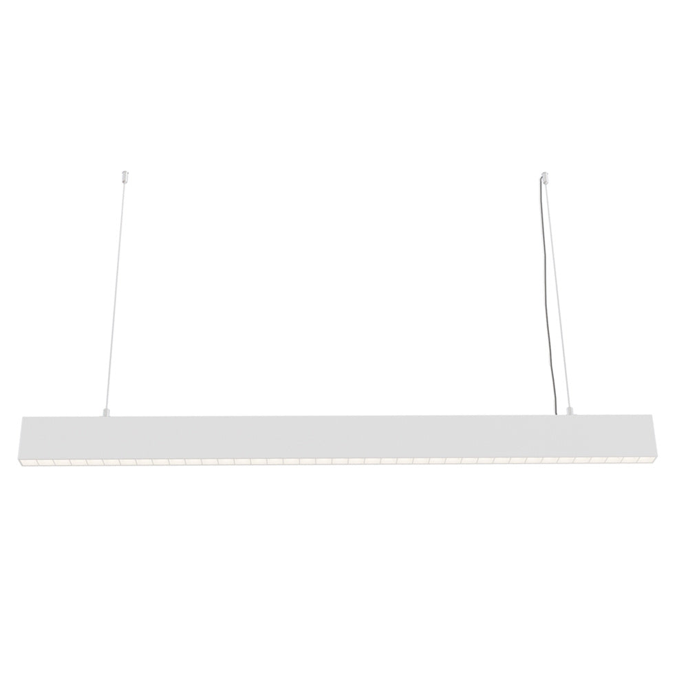 Lampadario A Sospensione Moderno Points Alluminio Bianco Luce Led Integrato 40W