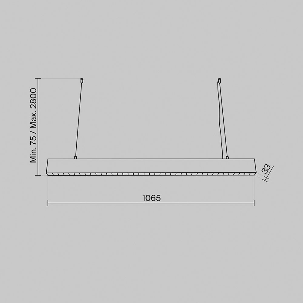 Lampadario A Sospensione Moderno Points Alluminio Bianco Luce Led Integrato 40W