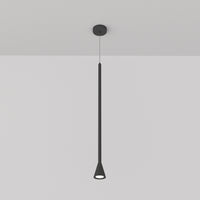 Lampadario A Sospensione Moderno Arrow Metallo Nero 1 Luce Gu10 40W