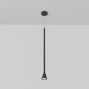 Lampadario A Sospensione Moderno Arrow Metallo Nero 1 Luce Gu10 40W