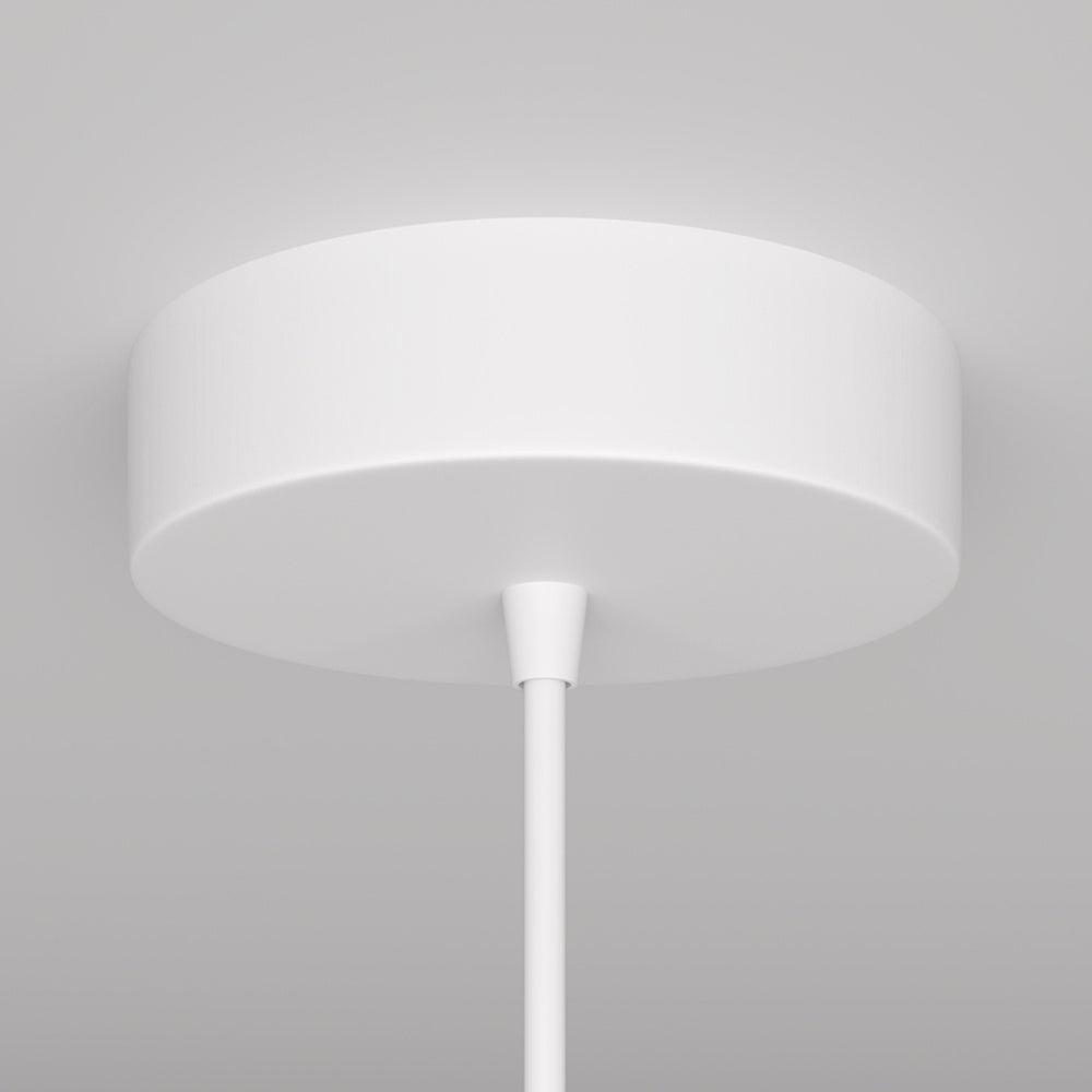 Lampadario A Sospensione Moderno Arrow Metallo Bianco 1 Luce Gu10 40W