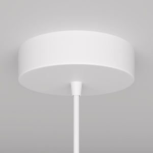 Lampadario A Sospensione Moderno Arrow Metallo Bianco 1 Luce Gu10 40W