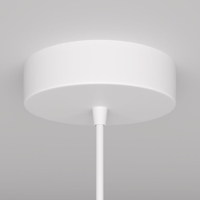 Lampadario A Sospensione Moderno Arrow Metallo Bianco 1 Luce Gu10 40W