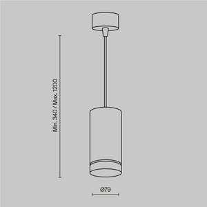 Lampadario A Sospensione Moderno Orlo Alluminio Bianco Luce Led Integrato 12W