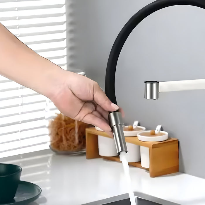 Miscelatore monocomando lavello cucina nairobi ottone cromato canna flessibile *** finitura- cromo lucido, confezione 1