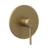 Miscelatore monocomando doccia incasso 1 via serie jazz install box completo *** finitura- oro matt satinato, confezi...