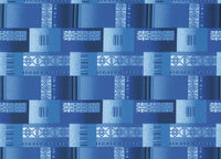 Copritutto Disegno Eldorado - 180x280 - Blu