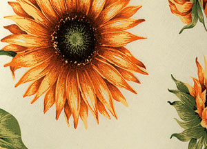 Set Cuscini Coprisedia Imbottiti Sfoderabili Modello Gransole Made In Italy - Fascia Rotonda 4Pz - Ecru