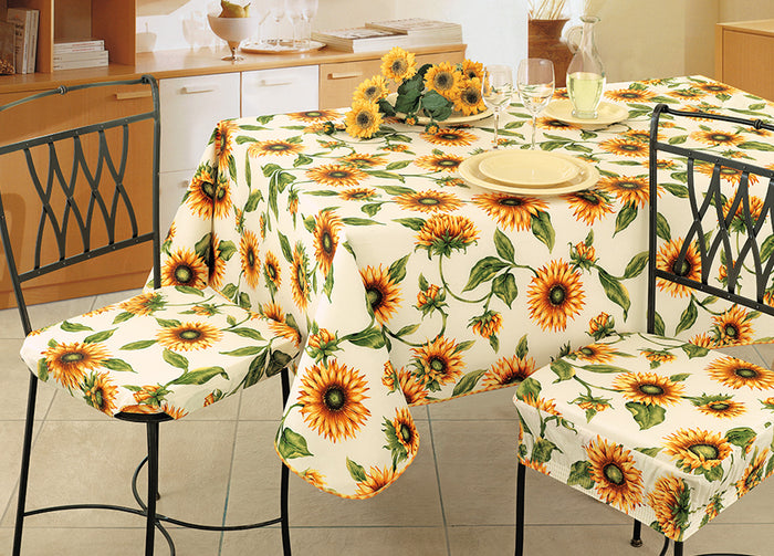 Set Cuscini Coprisedia Imbottiti Sfoderabili Modello Gransole Made In Italy - Aletta 6Pz - Ecru