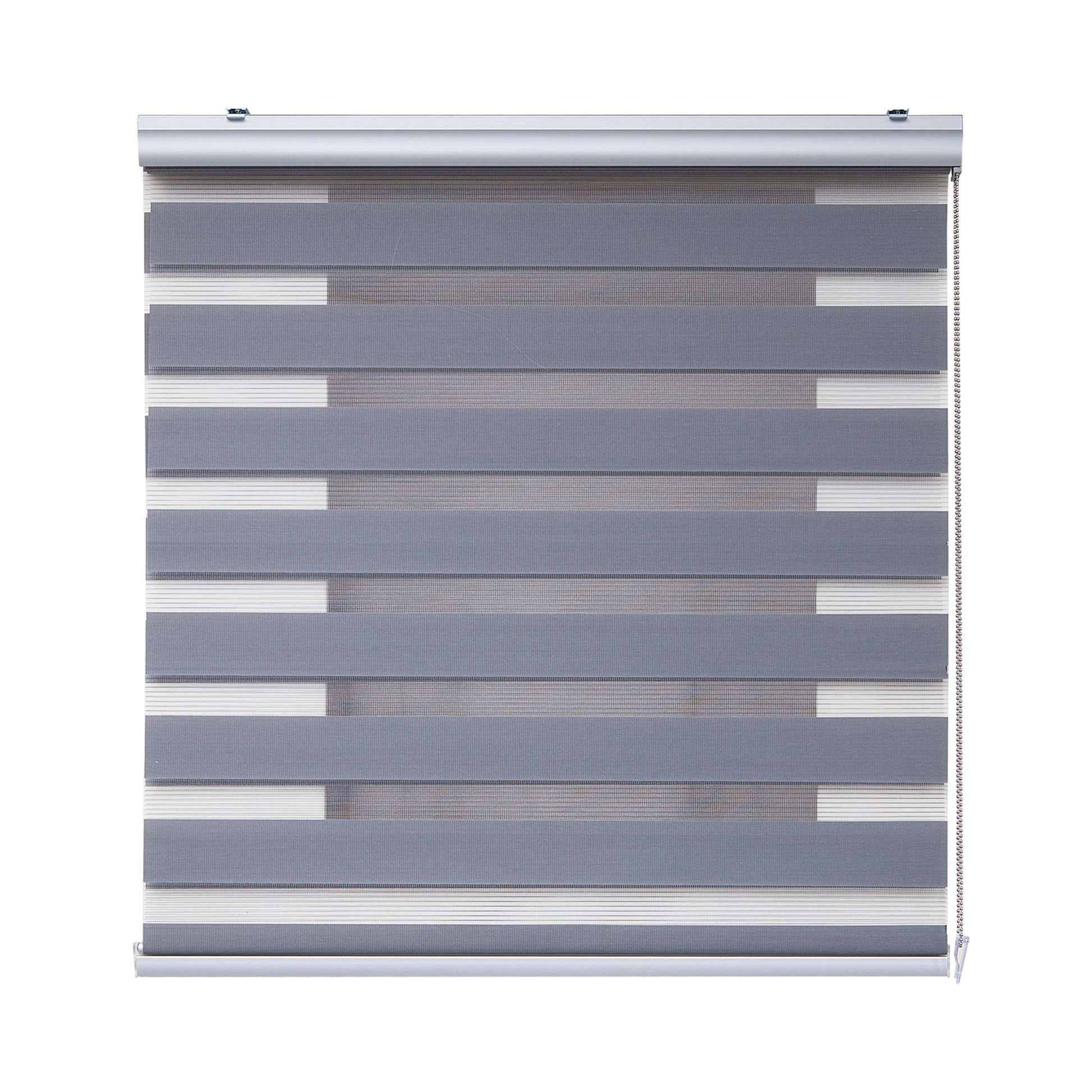 Tenda a Rullo giorno / notte Premium Con Finiture premium Argento 140x250 cm