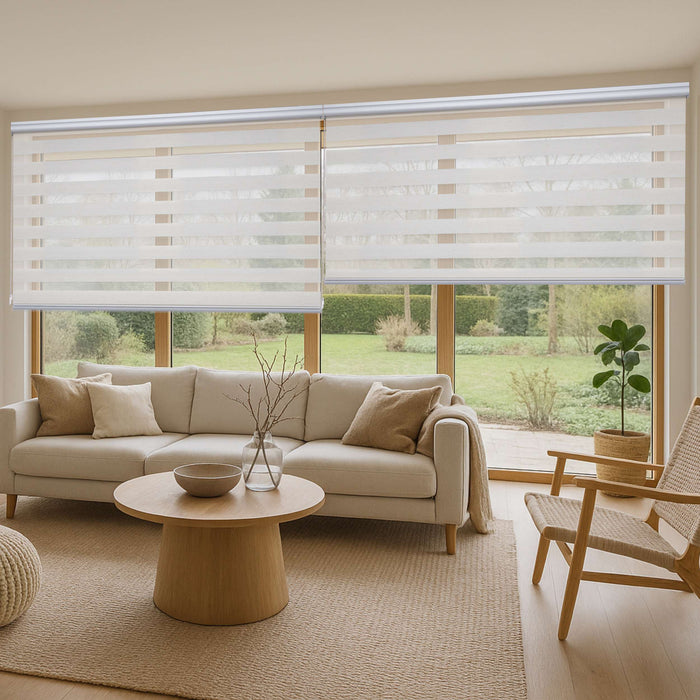 Tenda a Rullo giorno / notte Premium Con Finiture premium Lino 160x250 cm