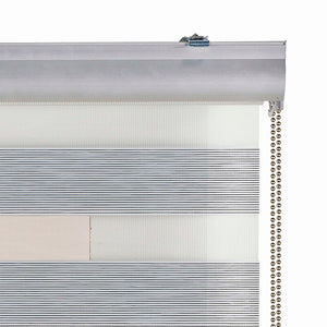 Tenda a Rullo giorno / notte Premium Con Finiture premium Grigio 120x250 cm