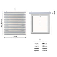 Tenda a Rullo giorno / notte Premium Con Finiture premium Grigio 160x250 cm
