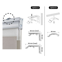 Tenda a Rullo giorno / notte Premium Con Finiture premium Beige 140x250 cm