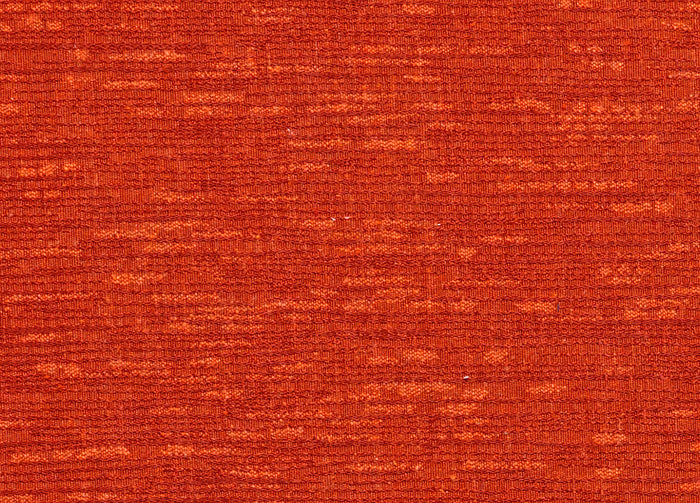 Set Cuscini Coprisedia Imbottiti Modello Charme Tinta Unita Made In Italy - Aletta 6Pz - Arancio