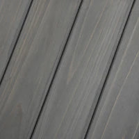 Cuccia per Cani a Casetta in Legno, per Animali Fino a 15kg, Grigio e Bianco