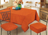 Set Cuscini Coprisedia Imbottiti Sfoderabili Modello Rain Made In Italy - Fascia Quadrata 4Pz - Marrone