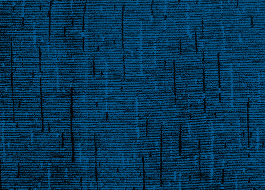 Set Cuscini Coprisedia Imbottiti Sfoderabili Modello Rain Made In Italy - Fascia Quadrata 4Pz - Blu