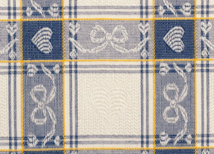 Set Cuscini Coprisedia Imbottiti Sfoderabili Modello Dama Made In Italy - Aletta 6Pz - Blu