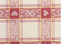 Set Cuscini Coprisedia Imbottiti Sfoderabili Modello Dama Made In Italy - Aletta 6Pz - Rosso