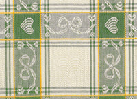 Set Cuscini Coprisedia Imbottiti Sfoderabili Modello Dama Made In Italy - Morbidone 4Pz - Verde