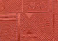 Set Cuscini Coprisedia Imbottiti Sfoderabili Modello Mexico Made In Italy - Aletta 6Pz - Arancio