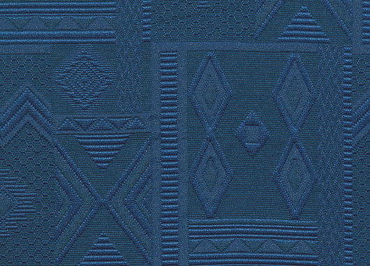 Set Cuscini Coprisedia Imbottiti Sfoderabili Modello Mexico Made In Italy - Aletta 6Pz - Blu