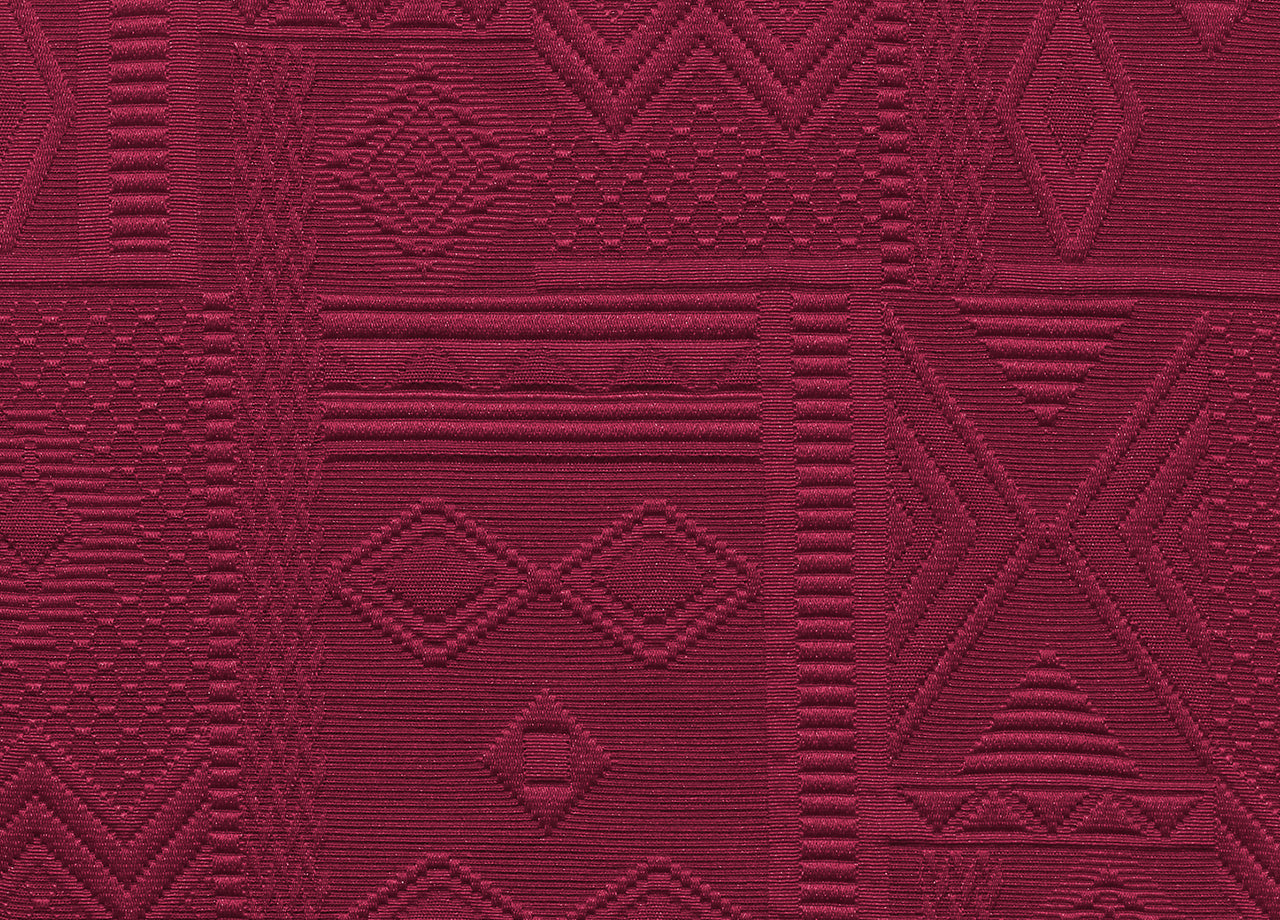 Set Cuscini Coprisedia Imbottiti Sfoderabili Modello Mexico Made In Italy - Aletta 6Pz - Bordeaux