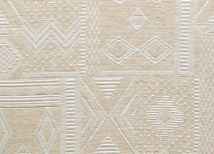 Set Cuscini Coprisedia Imbottiti Sfoderabili Modello Mexico Made In Italy - Fascia Quadrata 4Pz - Naturale