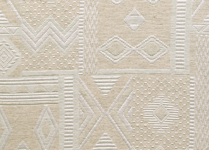 Set Cuscini Coprisedia Imbottiti Sfoderabili Modello Mexico Made In Italy - Fascia Quadrata 4Pz - Naturale