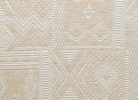 Set Cuscini Coprisedia Imbottiti Sfoderabili Modello Mexico Made In Italy - Aletta 6Pz - Naturale