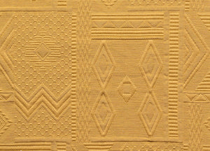 Set Cuscini Coprisedia Imbottiti Sfoderabili Modello Mexico Made In Italy - Aletta 6Pz - Oro