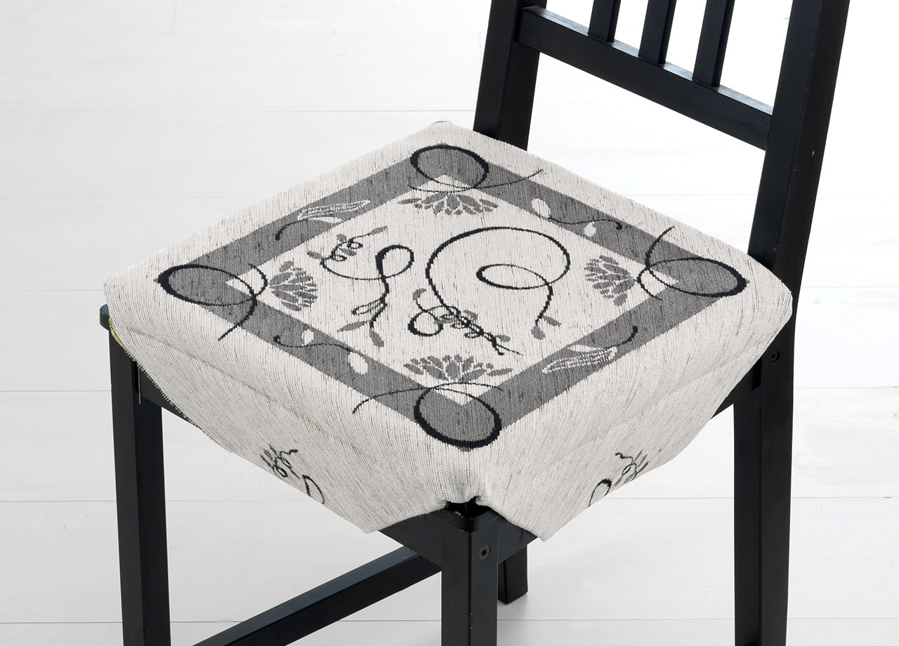 Set Cuscini Coprisedia Imbottiti Sfoderabili Modello Gold Made In Italy - Aletta 6Pz - Beige