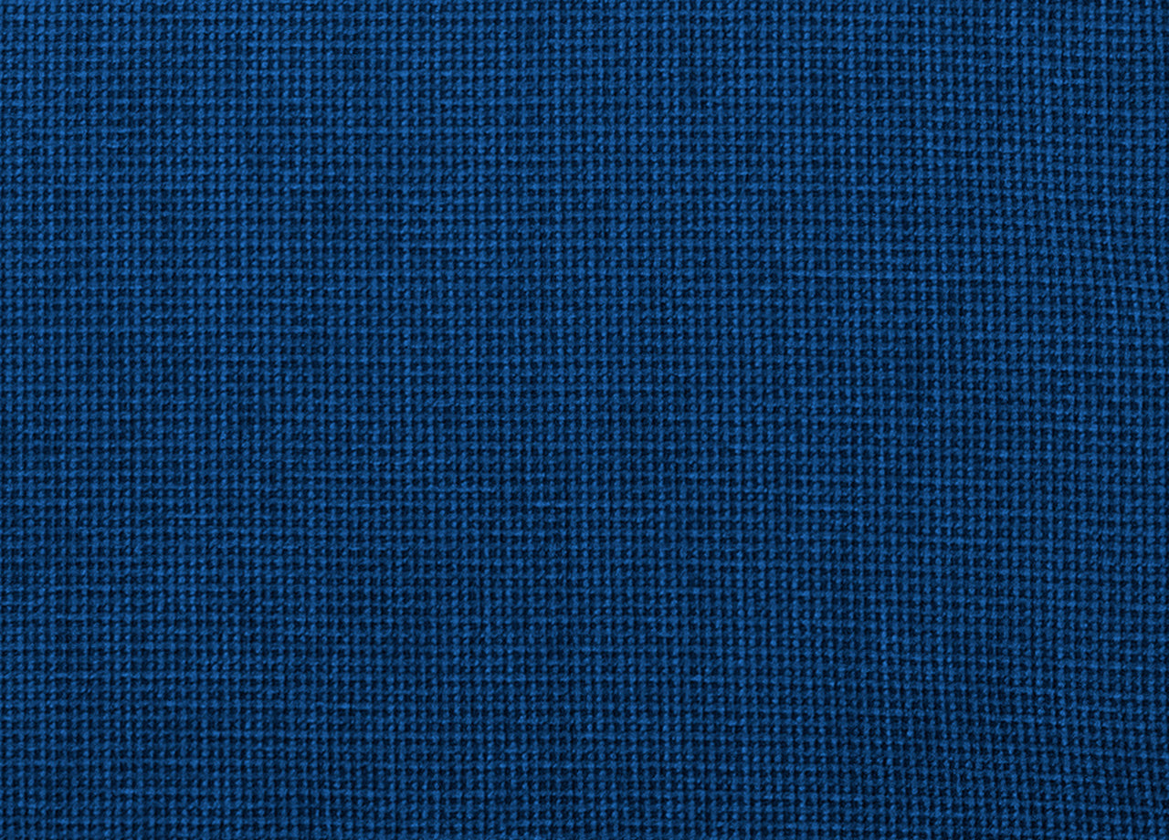 Set Cuscini Coprisedia Imbottiti Sfoderabili Modello Intreccio Made In Italy - Morbidone 4Pz - Blu