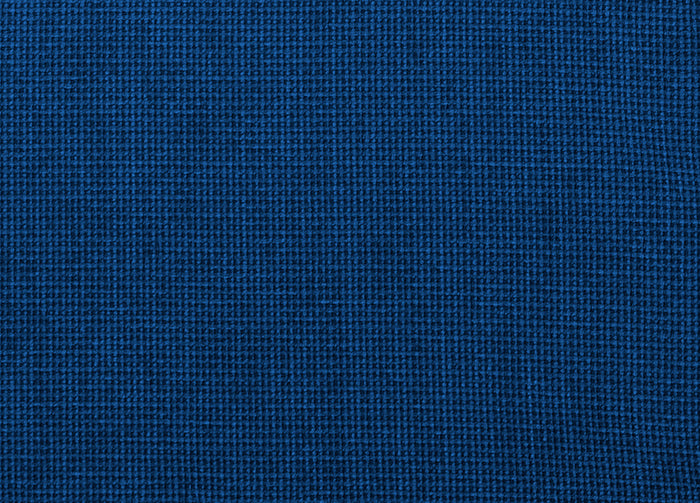 Set Cuscini Coprisedia Imbottiti Sfoderabili Modello Intreccio Made In Italy - Morbidone 4Pz - Blu