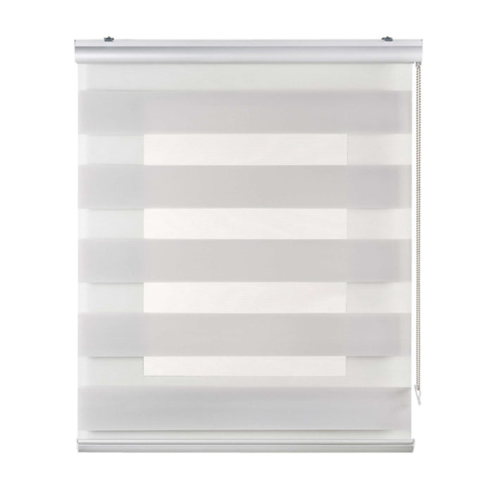 Tenda a Rullo giorno / notte Premium Con Finiture premium Grigiochiaro 120x250 cm