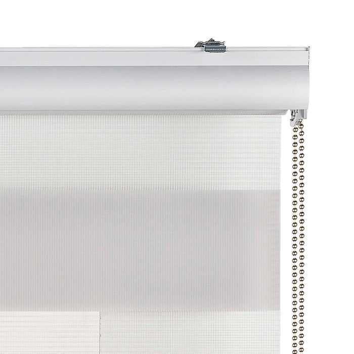 Tenda a Rullo giorno / notte Premium Con Finiture premium Grigiochiaro 120x250 cm