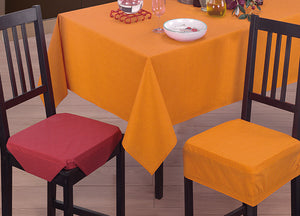 Set Cuscini Coprisedia Imbottiti Sfoderabili Modello Panama Made In Italy - Aletta 6Pz - Oro