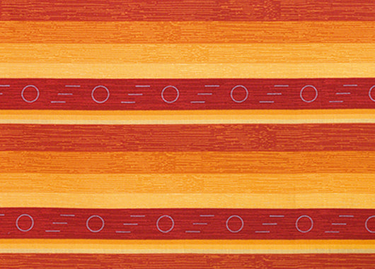 Set Cuscini Coprisedia Imbottiti Sfoderabili Modello Colorado Made In Italy - Fascia Quadrata 4Pz - Arancio