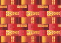 Set Cuscini Coprisedia Imbottiti Sfoderabili Modello Eldorado Made In Italy - Fascia Quadrata 4Pz - Bordeaux