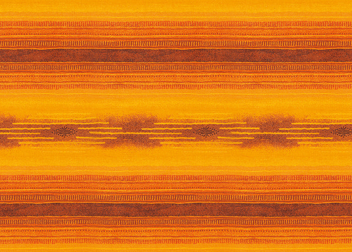 Set Cuscini Coprisedia Imbottiti Sfoderabili Modello Ikarus Made In Italy - Fascia Rotonda 4Pz - Arancio