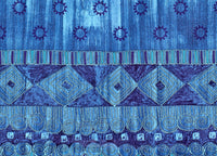 Set Cuscini Coprisedia Imbottiti Sfoderabili Modello Sequoia Made In Italy - Aletta 6Pz - Blu