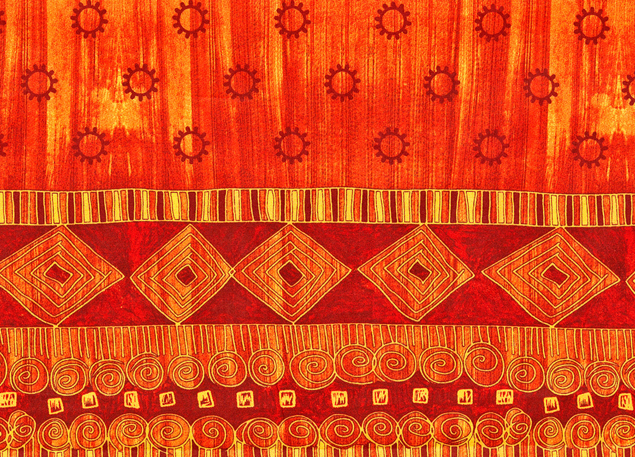 Set Cuscini Coprisedia Imbottiti Sfoderabili Modello Sequoia Made In Italy - Fascia Rotonda 4Pz - Rosso