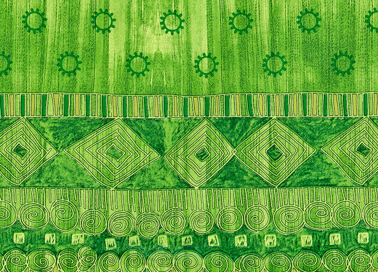 Set Cuscini Coprisedia Imbottiti Sfoderabili Modello Sequoia Made In Italy - Fascia Quadrata 4Pz - Verde