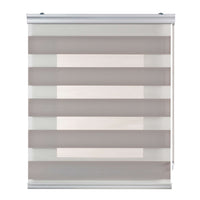 Tenda a Rullo giorno / notte Premium Con Finiture premium Grigiopietra 100x250 cm