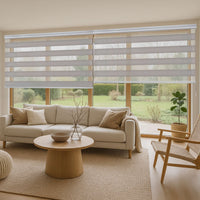 Tenda a Rullo giorno / notte Premium Con Finiture premium Grigiopietra 120x250 cm